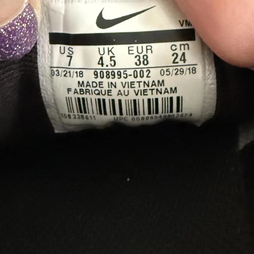 NIKE Ladies Flex Contact Black‎ Running Shoes Sneakers, 7